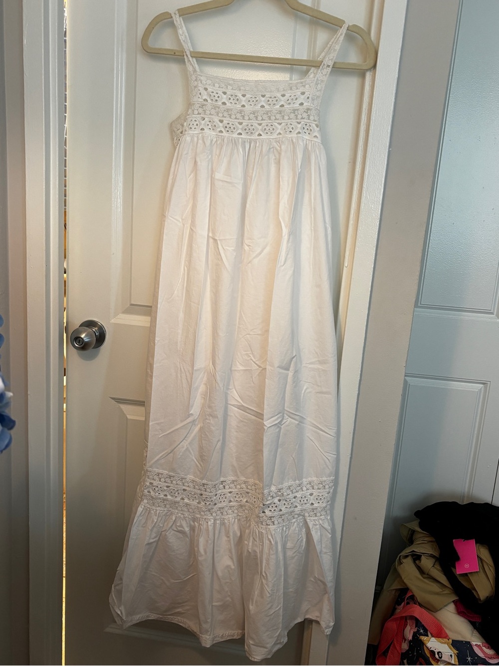 Jcrew cotton maxi dress